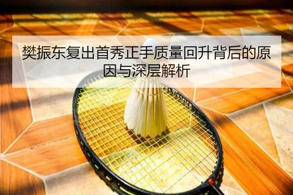 樊振东复出首秀正手质量回升背后的原因与深层解析
